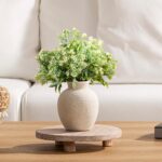 Vanselia Ceramic Flower Vase Home Decor - Small Farmhouse Table Vases Rustic Vin... - Image 5