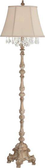 Barnes and Ivy Duval French Vintage Traditional Standing Floor Lamp 63.5" Tall D... - Image 3
