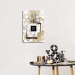 HILL WEST Perfume Bottle Canvas Wall Art - Fashion Picture Elegant Gold Floral P... - Image 6