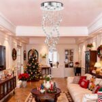 Modern Luxury 6-Lights Spiral Raindrop Crystal Chandeliers for Dining Room, K9 C... - Image 7