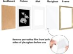 Americanflat 11x14 Picture Frame with Polished Plexiglass - Set of 5 - Use as 8x... - Image 8