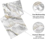 Marble Table Runner 13x71 Inch Gold Grey Table Dresser Runners Modern Table Deco... - Image 3