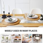 Marble Table Runner 13x71 Inch Gold Grey Table Dresser Runners Modern Table Deco... - Image 4
