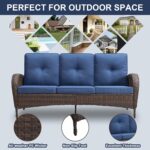 Belord 6 Piece Patio Conversation Sets - Wicker Patio Furniture Sets with Outdoo... - Image 5