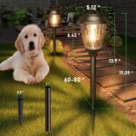 XMCOSY+ Solar Lights Pathway Outdoor - 2 LED Modes 10/25 LM Solar Powered Yard G... - Image 5
