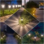XMCOSY+ Solar Lights Pathway Outdoor - 2 LED Modes 10/25 LM Solar Powered Yard G... - Image 8