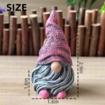 Mini Gnomes Figurines 5pcs,Gnomes Decorations for Home,Fairy Garden Accessories,... - Image 4