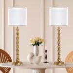EUO 30.5" Buffet Lamps Set of 2 for Living Room, Buffet Lamps Set of 2 Tall Skin... - Image 5