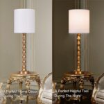 EUO 30.5" Buffet Lamps Set of 2 for Living Room, Buffet Lamps Set of 2 Tall Skin... - Image 7
