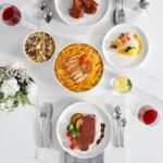 MALACASA 24 Pieces Porcelain Dinnerware Set, Modern White Dish Set for 6, Premiu... - Image 5