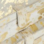 Deco 79 Leather Handmade Decorative Box Decorative Keepsake Boxes with Gold Foil... - Image 4