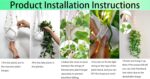 Comtelek Macrame Plant Hanger with Lights Indoor Hanging Planter Basket with Woo... - Image 4