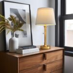 Oneach Modern Gold Brass Table Lamp Set of 2 for Bedroom Living Room 19.5'' Trad... - Image 3