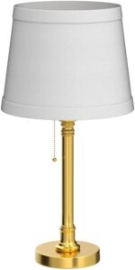 Oneach Modern Gold Brass Table Lamp Set of 2 for Bedroom Living Room 19.5'' Trad... - Image 4