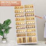 SYNCVIBE Collapsible Shoe Rack Organizer 9 Tiers-36 Pairs Foldable Shoe Cabinet ... - Image 4