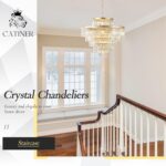 CATINER Large 36" Gold Crystal Chandeliers 23 Lights Modern Luxury Chandelier fo... - Image 7