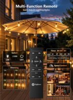 Outdoor String Lights with Remote, 100Ft Outside Waterproof Light with Dimmable ... - Image 5