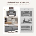 Aoxun Aluminum Patio Furniture Set, 5 Seats Luxury Metal Patio Conversation Sets... - Image 8