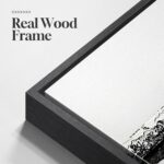 Framed Abstract Neutral Wall Art Set of 4, Modern Brown White Gray Canvas Prints... - Image 4