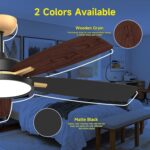 Roomratv Ceiling Fans with Lights,52 inch Smart Ceiling Fans with Dimmable LED L... - Image 3