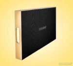 Home Redefined 17.5"x12" Gold Glossy Crocodile Faux Leather Serving Tray Beautif... - Image 6