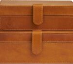 Deco 79 Leather Handmade Decorative Box Storage Decorative Keepsake Boxes with S... - Image 5