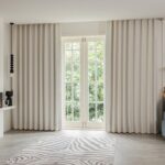 VisionaryHomeDesign Luxury Cotton Linen Pinch Pleat Curtains, Embroidered Trim M... - Image 3