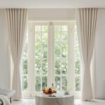 VisionaryHomeDesign Luxury Cotton Linen Pinch Pleat Curtains, Embroidered Trim M... - Image 4