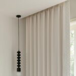 VisionaryHomeDesign Luxury Cotton Linen Pinch Pleat Curtains, Embroidered Trim M... - Image 5