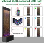LONGRUN Indoor Water Fountain Mirror Waterfall Fountain with APP Controlled Mult... - Image 3