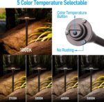 LEONLITE Update 5CCT Low Voltage Pathway Lights, LED Landscape Path Lights, 1800... - Image 4