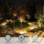 LEONLITE Update 5CCT Low Voltage Pathway Lights, LED Landscape Path Lights, 1800... - Image 6