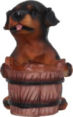 Webelkart Designer Cute Brownish Puppy Stand Showpiece Gifts-3.50 Inches, Best G... - Image 3