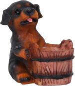 Webelkart Designer Cute Brownish Puppy Stand Showpiece Gifts-3.50 Inches, Best G... - Image 4