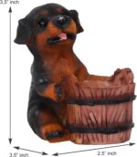 Webelkart Designer Cute Brownish Puppy Stand Showpiece Gifts-3.50 Inches, Best G... - Image 5