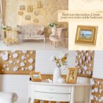Geetery 4 Pcs Vintage Picture Frames Set Mini Antique Picture Frame Small Luxury... - Image 5