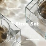 Votive Candle Holder Set of 3, Glass Votive Cande Holders Bulk, Tealight Cande H... - Image 4