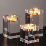 Votive Candle Holder Set of 3, Glass Votive Cande Holders Bulk, Tealight Cande H... - Image 6