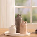Ceramic Vase Home Table Decor - Flower Vase Set of 3 Living Room Kitchen Decorat... - Image 6