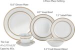 Lorenzo Amelia 57-Piece Dinnerware Set, Service for 8 - Image 7