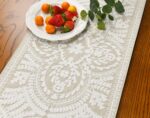 KEVA Boho Table Runner 72inches Long, Farmhouse Linen Table Runner, Rustic Vinta... - Image 4