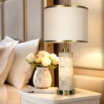 KIVDITZO 27" Alabaster Table Lamps Set of 2, Lamps for Living Room Bedroom,Bedsi... - Image 6