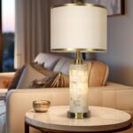 KIVDITZO 27" Alabaster Table Lamps Set of 2, Lamps for Living Room Bedroom,Bedsi... - Image 7