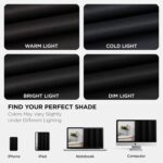Joydeco Blackout Curtains for Bedroom 84 Inch - Black Out Curtains with Grommets... - Image 4