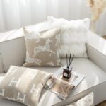 Croker Horse 20x20'' Inches Throw Pillow Cushion Cover - Horse Pattern Jacquard ... - Image 3