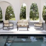Aoxun Patio Furniture Set, 4 Piece Outdoor Patio Furniture with Thick Cushions, ... - Image 5