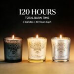 Luxury Soy Candle Gift Set for Women – 3 Pack 7oz Crystal Glass Aromatherapy Can... - Image 6