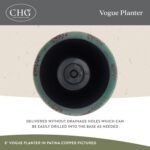 Classic Home and Garden Vogue Planter Pots w/Pottery Quality Finish - Modern Ind... - Image 4