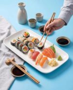 DELLING Large Serving Platter Set of 3, 16/14/12 Inch Porcelain Serving Trays fo... - Image 5