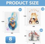 ESRICH Canvases for Painting 8Pack Painting Canvas with 9x12,8x10,4x6,Canvas Pan... - Image 3